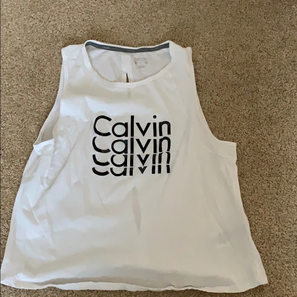 calvin klein work out tank